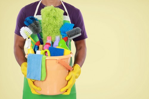 Professional sofa cleaning in a bright modern living room
