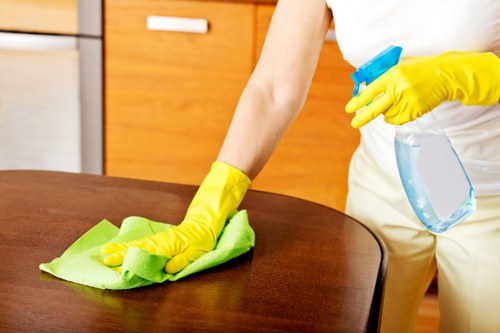 Vacuuming curtains as part of routine curtain maintenance